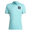 Heren T-shirt adidas  Paris Freelift Polo Aqua XXL