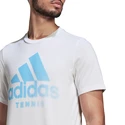 Heren T-shirt adidas  Tennis Category Graphic T-Shirt White