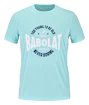 Heren T-shirt Babolat Exercise Graphic Tee Men Angel Blue XXL