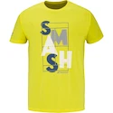 Heren T-shirt Babolat  Exercise Message Tee Men Blazing Yellow