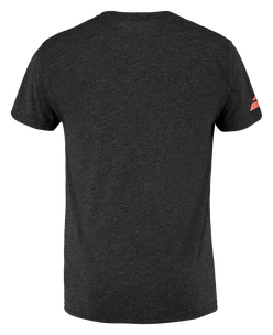 Heren T-shirt Babolat  Exercise Vintage Tee Men Black Heather