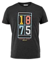 Heren T-shirt Babolat  Exercise Vintage Tee Men Black Heather M