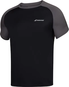 Heren T-shirt Babolat  Play Club Crew Neck Tee Black