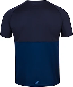 Heren T-shirt Babolat  Play Club Crew Neck Tee Dark Blue