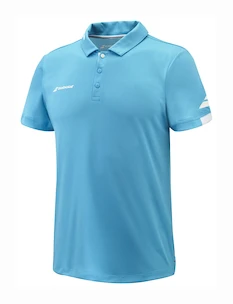 Heren T-shirt Babolat  Play Polo Men Cyan Blue M