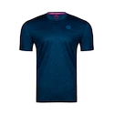 Heren T-shirt BIDI BADU  Falou Tech Tee Dark Blue, Petrol XL