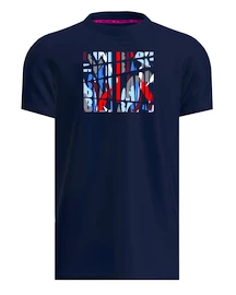 Heren T-shirt BIDI BADU New York 2024 Chill Tee Dark Blue/Red