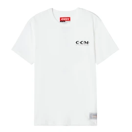 Heren T-shirt CCM 125 Anniversary SS Tee B White