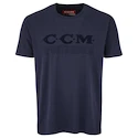 Heren T-shirt CCM Holiday SS Tee B Navy