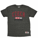 Heren T-shirt CCM  Old Practice Tri Tee Czech Hockey