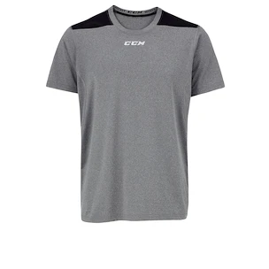 Heren T-shirt CCM  Premium Tech Tee   S, Zwart