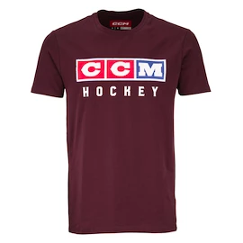 Heren T-shirt CCM Vintage Fall SS Tee Acai