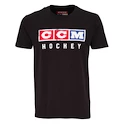 Heren T-shirt CCM Vintage Fall SS Tee Black L