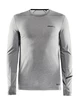 Heren T-shirt Craft  SubZ Wool LS grey