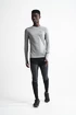 Heren T-shirt Craft  SubZ Wool LS grey