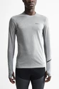 Heren T-shirt Craft  SubZ Wool LS grey