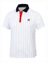 Heren T-shirt Fila  Polo Stripes White/Stripes M