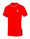 Heren T-shirt Fila  T-Shirt Gabriel Navy/Fila Red  L