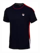 Heren T-shirt Fila  T-Shirt Gabriel White/Navy