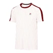 Heren T-shirt Fila  T-Shirt Stripes Jascha 2 White Alyssum/Cabernet