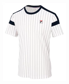 Heren T-shirt Fila  T-Shirt Stripes Jascha White Alyssum