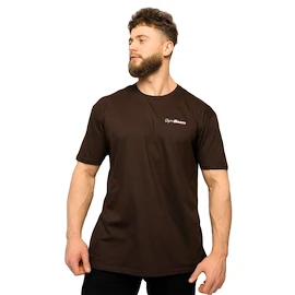 Heren T-shirt GymBeam Basic Chocolate Brown