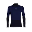 Heren T-shirt Icebreaker Merino 200 Oasis Sonebula LS High Neck Mid Navy/Royal Navy/Snow/Cb