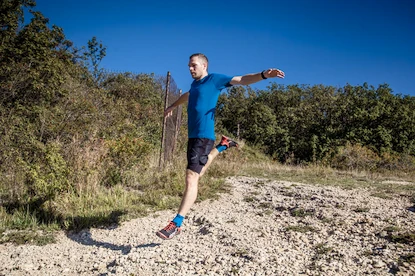 Heren T-shirt Inov-8  Base Elite SS blue