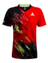 Heren T-shirt Joola  Shirt Elanus Black/Red L