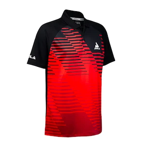 Heren T-shirt Joola  Shirt Zephir Polo Black/Red