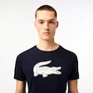 Heren T-shirt Lacoste  Core Performance Navy/White L