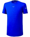 Heren T-shirt Mizuno  Alpha Jacquard Tee blue M