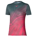 Heren T-shirt Mizuno  Charge Shadow Graphic Tee Turbulence S