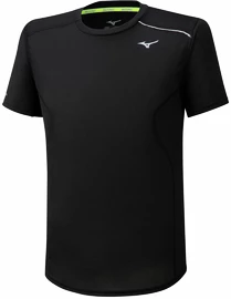 Heren T-shirt Mizuno Dry Aeroflow Tee black