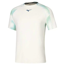 Heren T-shirt Mizuno Frontier Shadow Tee M White