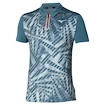 Heren T-shirt Mizuno  Mugen Shadow Polo Blue Mirage