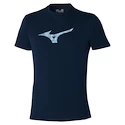 Heren T-shirt Mizuno  Paris Graphic Tee Pageant Blue