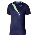 Heren T-shirt Mizuno  Release Shadow Graphic Tee Evening Blue M