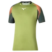 Heren T-shirt Mizuno  Release Shadow Tee Callista Green L