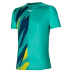 Heren T-shirt Mizuno  Shadow Graphic Tee Turquoise M