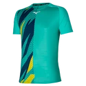 Heren T-shirt Mizuno  Shadow Graphic Tee Turquoise M