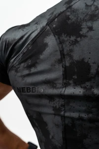 Heren T-shirt Nebbia  Camouflage Kompression T-Shirt FUNCTION black