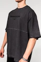 Heren T-shirt Nebbia  Washed-off Oversized Heavyweight Cotton T-shirt NO SHORTCUTS Black