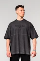 Heren T-shirt Nebbia  Washed-off Oversized Heavyweight Cotton T-shirt NO SHORTCUTS Black