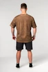 Heren T-shirt Nebbia  Washed-off Oversized T-shirt HERITAGE Light Brown