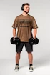 Heren T-shirt Nebbia  Washed-off Oversized T-shirt HERITAGE Light Brown