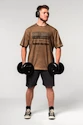 Heren T-shirt Nebbia  Washed-off Oversized T-shirt HERITAGE Light Brown