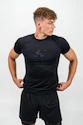 Heren T-shirt Nebbia  Workout Compression T-shirt ENDURANCE black