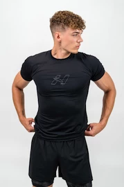 Heren T-shirt Nebbia Workout Compression T-shirt ENDURANCE black