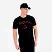 Heren T-shirt New Era  NBA Houston Rockets Black